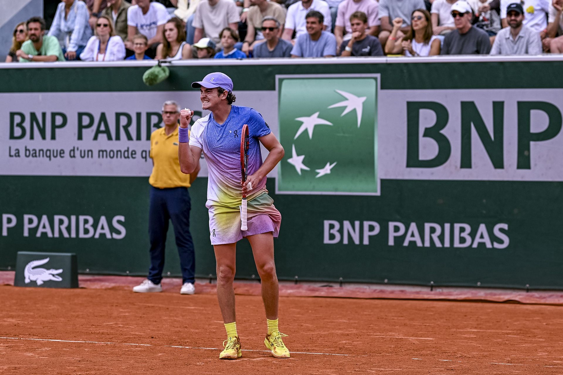 Joao Fonseca at the 2025 French Open - Source: Getty